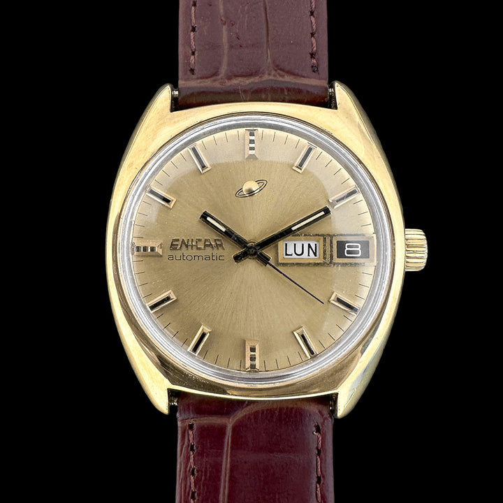 Enicar Automatic Day-Date Ocean Pearl
